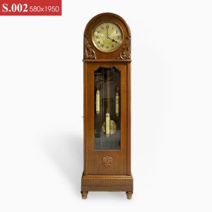 Đồng Hồ Cây Cơ Mặt Vàng Cổ Điển Gỗ Tự Nhiên – Royaltone